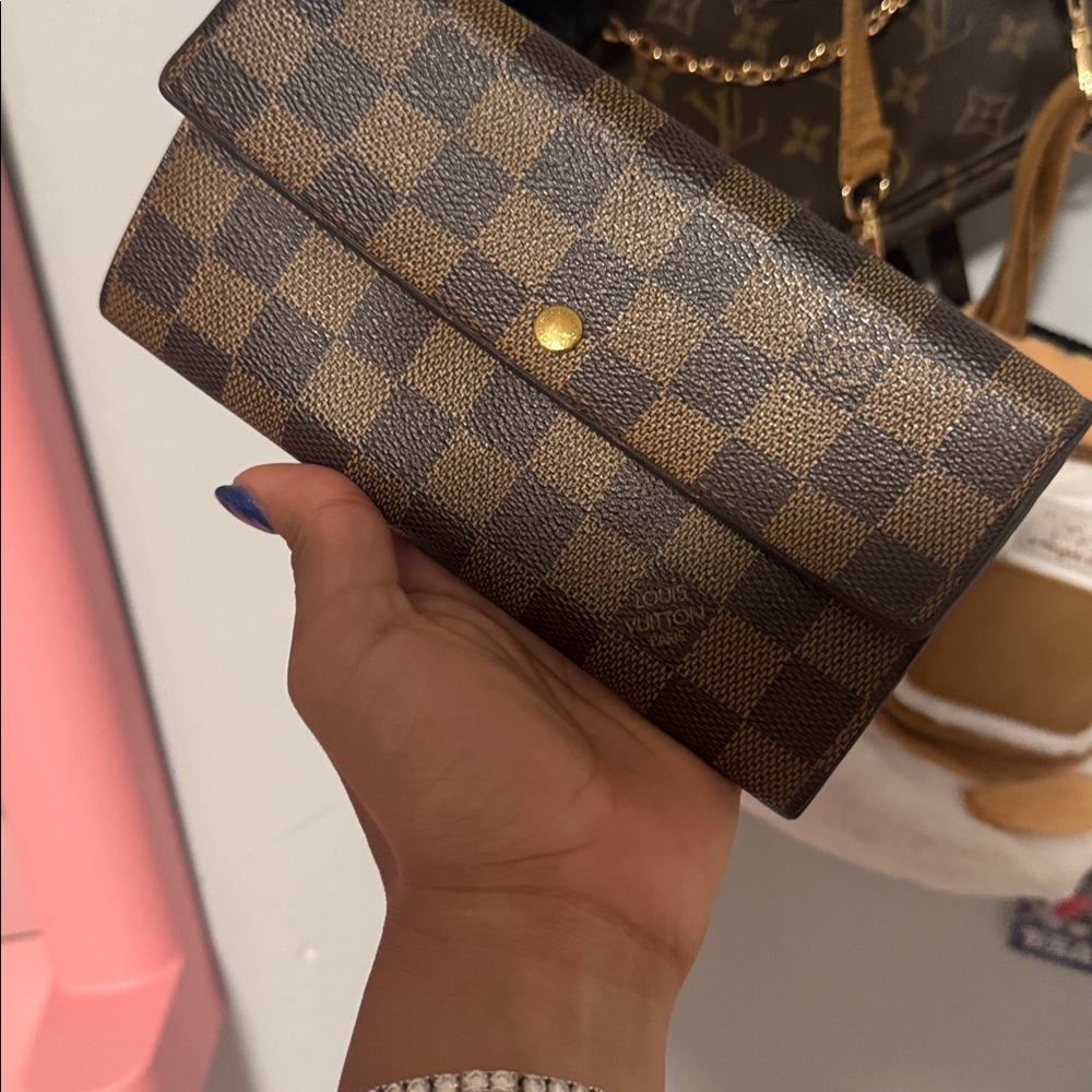 ✅ AUTHENTIC DAMIER LONG WALLET LOUIS VUITTON